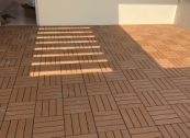 Sàn gỗ xương cá Charm Wood C01 & C03, vỉ sàn ngoài trời lót ban công